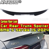 Car Rear Spoiler Compatible with BMW 5 Series I5 2024 Body Kit Rear Trunk Spoiler Wing Car Accessori