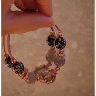 women crystal healing natural stone gem bracelet