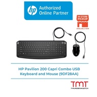 HP Pavilion 200 Capri Combo USB Keyboard and Mouse (9DF28AA) | 1 Year Warranty