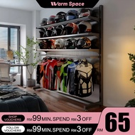 Rak Helm Multifungsi Papan Lubang Untuk Penyimpanan Helm Motor Sepeda DIY Dinding Topi Aksesori | Pa