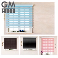 GMSHOP Modern Home Indoor 120cm Window Zebra Curtain Screen Roller Blind Bidai Zebra (120cm x 180cm) بيداي زيبرا