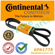 Contitech Ribstar Rib Serpentine Fan Belt 6PK1775 for Mitsubishi Lancer 2.0 Evo 1 CD9A 3 CE9A 5 CP9A