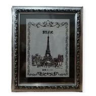 13R selfie Frame, 13R size photo Frame, plain Silver carving