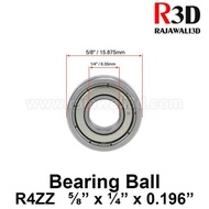 Up Ball Bearing R4Zz 5/8" X 1/4" X 0.196"