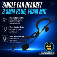 3.5mm Referee Earpiece Headset for V6 V4 V6C V4C Intercom Ear Hook In Ear Communication Earphone