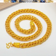 916 pure 916gold tank faucet necklace domineering men's chain in stock