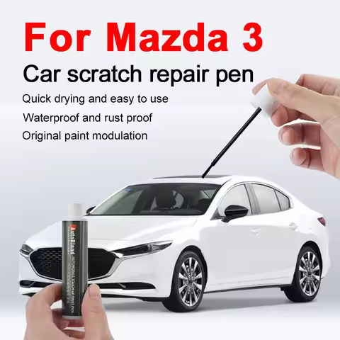 Paint and Clear Coat Repair Pens for Mazda 3 4 6 Fix Scratches Dents Spots Soul Red Crystal Polymeta