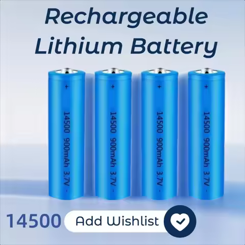 900mAh 3.7v 14500 for Flashlight Shaver 10440 Large Capacity Rechargeable Lithium Battery