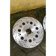 Stainless steel mustache plate yamaha jupiter f1zr vega BRT chemco 320mm