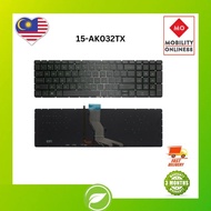 HP 15-AK032TX with Backlight Laptop Keyboard