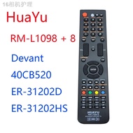 ◇∈UNIVERSAL RM-L1098 + 8 Remote Control LED LCD TV for Devant ER-31202D ER-31202HS 40CB520 LED TV Re
