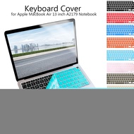 Silicone Soft Waterproof Laptop Keyboard Cover Protective Film for Apple MacBook Air 13 inch (A2179) Laptop Keyboard Skin Case