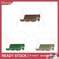 Henye Courtyard Swing Hammock 3‑Seat Cushion Cover Waterproof Polyester Home Use