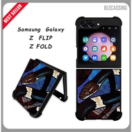 Hardcase Casing Samsung Galaxy Z Flip Fold 5 4 3 5G Snake BC332