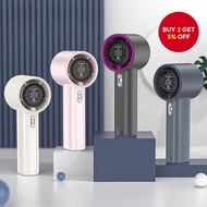 S001 2025 Mini Fan Rechargeable with 100 Speeds, LED Display Portable Handheld Fan for Outdoor Campi