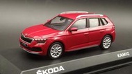 [經典車坊] 1:43 Skoda Kamiq 首發款 模型車 紅 1/43 斯科達 柯米克 絕版 模型車 絕版模型