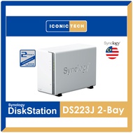 WaOnly019-3710-000 Synology DS223J 2-Bay Diskstation Default System Shipped Without Hard Disk