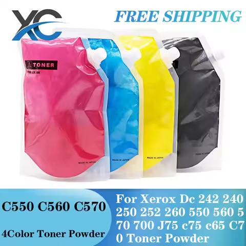 1000g High Quality Compatible Toner Powder Bulk Color For Xerox Dc 242 240 250 252 260 550 560 570 7