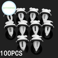 Fastener clips Decor Accessory 100pcs For BMW E34 E36 E38 E39 E46 X5 M3 M5 Z3 Plastic White Fender R