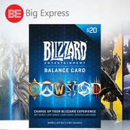Fast Delivery Blizzard Battle.net Malaysia / USA Balance Card Credit RM and USD - Big Express