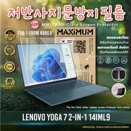 Maximum Screen Protector For Computers Notebooks Lenovo Yoga 7 2-in-1 14IML9 (16:10) Size 14 Inches 