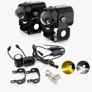 Mini Driving Light White+Yellow 1pair Universal V1 High Quality Sport Light Motorcycle
