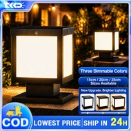 Outdoor Gate Pillar Light Waterproof IP67 Solar Light Outdoor Lighting