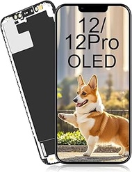 XLX OLED for iPhone 12/12 Pro Screen Replacement 6.1 inch[OLED,NOT LCD],3D Touch Display Digitizer S