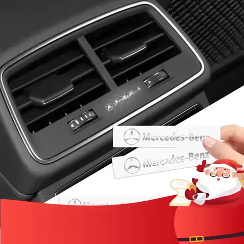 2/5/10pcs Car Logo 3D Metal Stickers Decorative Accessories for Mercedes Benz W203 W204 W205 W206 W2