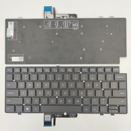 US Layout Laptop keyboard for Dell Latitude 7640 7430 7440 7340 no point with backlit Black