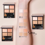 Decorte Cosme แป้งฝุ่นตกแต่งทรง Quadra Color Concealer Palette ปกปิดรอยแผลเป็นใต้ตา ริมฝีปาก รองพื้น