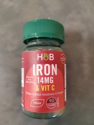 Holland & Barrett 鐵 14MG & 維生素C