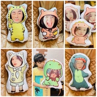 Gấu in ghép mặt ảnh cute / gấu bông ghép mặt in làmtjeo yêu cầu