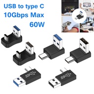 USB C to USB A Adapter Male Adapter OTG Type C to USB A Connector Converter USB Upward Elbow Adapter