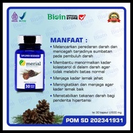 Merial Red Pine Korea - Isi 30 Kapsul / Atasi Kolesterol / Hipertensi