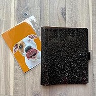 4x6 Photo Booth Photo Album - 6 Ring Glitter Notebook Sparkle Binder With 10 4 by 6 Photo Sleeves -