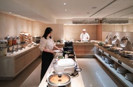 Hotel Cozzi Minsheng Taipei-THE Lounge-MRT Xingtian Temple Station-buffet