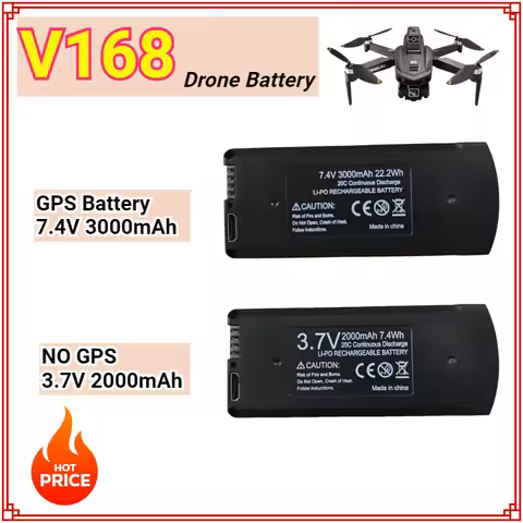 Drone Battery V168 for V168/V168 PRO/ V168 PRO MAX NO GPS /GPS Battery for V168 PRO Battery Wholesal