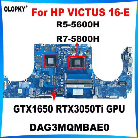 DAG3MQMBAE0 Mainboard for HP VICTUS 16-E laptop motherboard M54836-601 with R5-5600H R7-5800H CPU GT