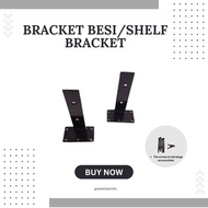 L-Shaped Iron Wall Shelf Bracket Support Shelf/Bracket Besi/L Bracket (1 PC)
