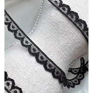 Cheap Zone~WE49 Black 1.1cm Lace 2664cm Rebate Price~Super Cost-Effective ^^ (Length * 2400cm) DIY~