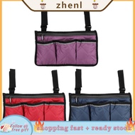 Zhenl Multifunctional Wheelchair Side Hanging Bag Office Chair Storage Armrest YA