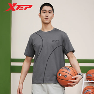 Xtep Sport short sleeve T-shirt men summer fashion 876229010006