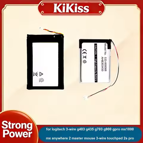 Battery L-LB2 533-000088 For Logitech 3-Wire G403 G435 G703 G900 Gpro MX1000 MX Anywhere 2 Master Mo