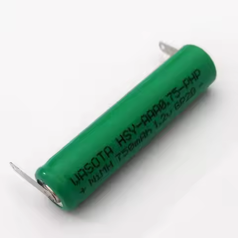 2pcs/lot HSY-AAA0.75-PHP Ni-MH 750mAh 1.2v AAA Rechargeable Battery Pack