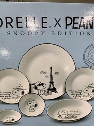 Corelle Snoopy Plate Set 6P Set 美國康寧 x 史努比碟 6P套裝