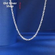 WU YUE JEWELRY | 990 Fine Silver Delicate Adjustable Necklace