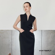VICKTEERUT(ราคาปกติ 14880-.) Re-Edition Sleeveless Sheath Dress เดรสแขนกุด เดรสเข้ารูป