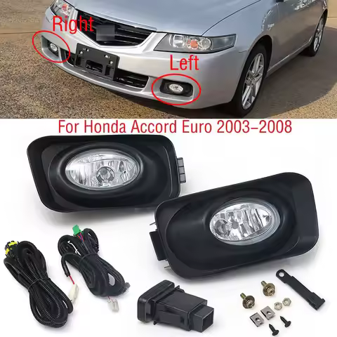 For Honda Accord Euro CL7 CL9 2003-2008 Foglight Foglamp For Acura TSX 2003-2005 Front Bumper Fog Li