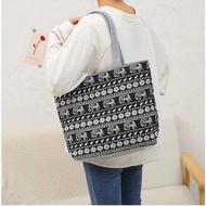 [BS] Rainbow Canvas Tote Bag Korean Rainbow Canvas Bag - BS024